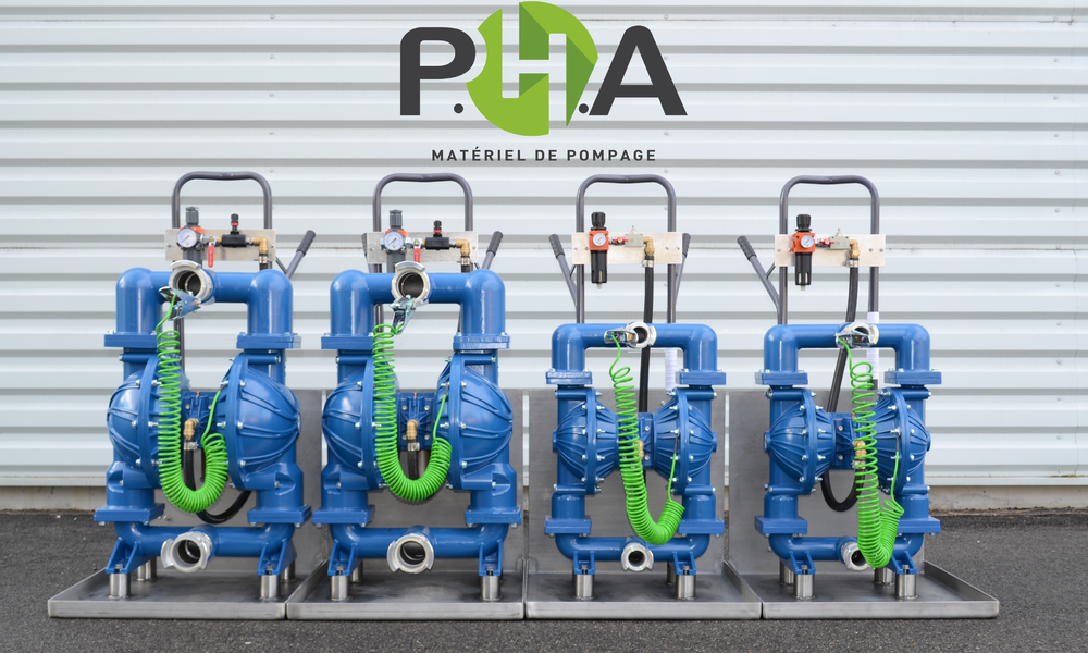 PHA'R pump on trolley - Pompage d'hydrocarbures