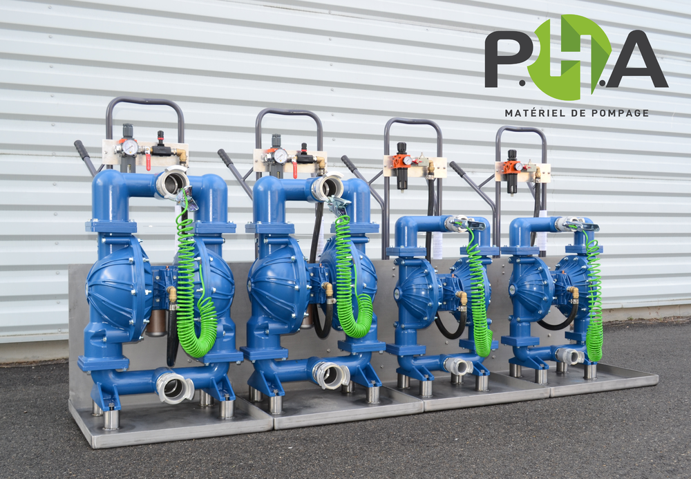 PHA'R pump on trolley - Pompage d'hydrocarbures