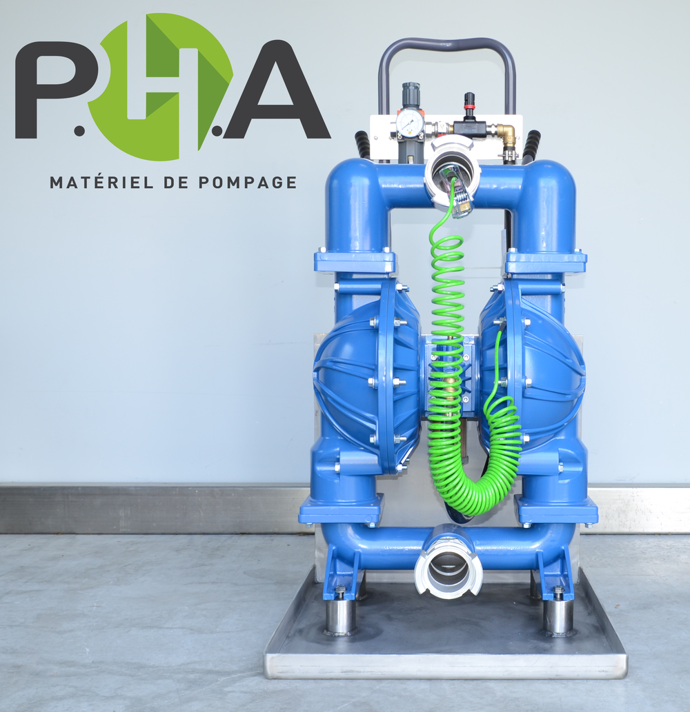 PHA'R pump on trolley - Pompage d'hydrocarbures