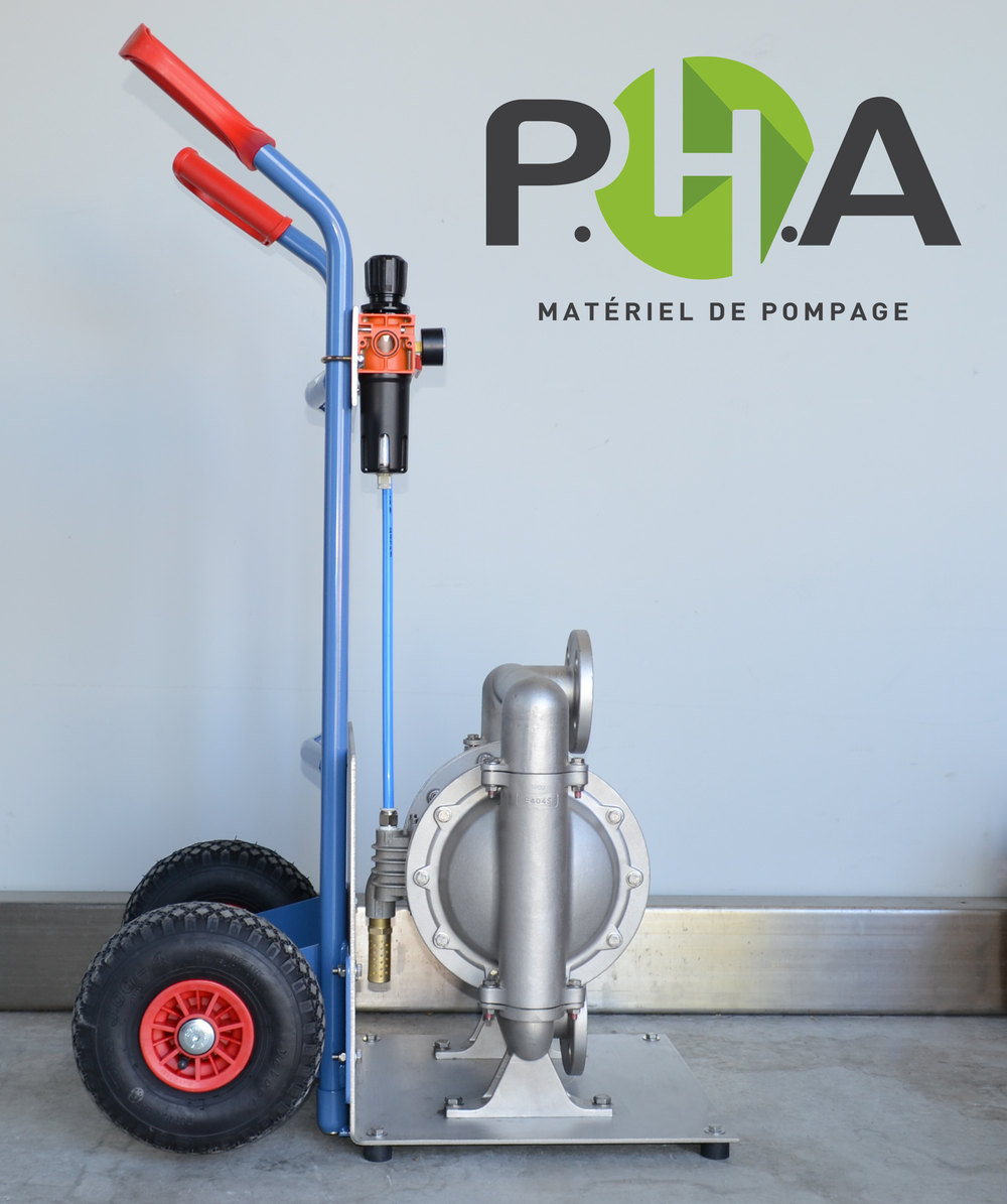 Pompe VERSA MATIC sur diable - Pompe sur diable VERSAMATIC