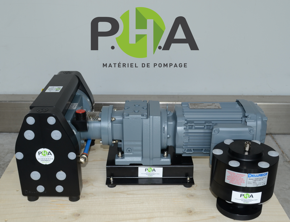 Electric membrane pump with pulsation damper - Pompes à membranes électrique