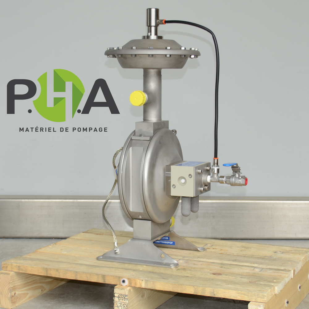 Pump with integrated damper - Pompe Flotronic avec amortisseur de pulsation